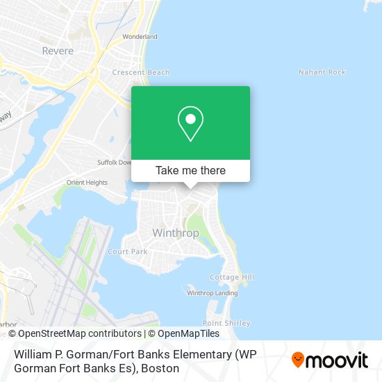 William P. Gorman / Fort Banks Elementary (WP Gorman Fort Banks Es) map
