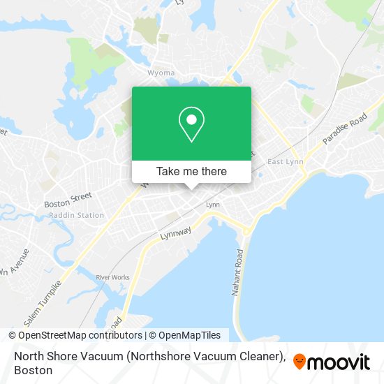 North Shore Vacuum (Northshore Vacuum Cleaner) map