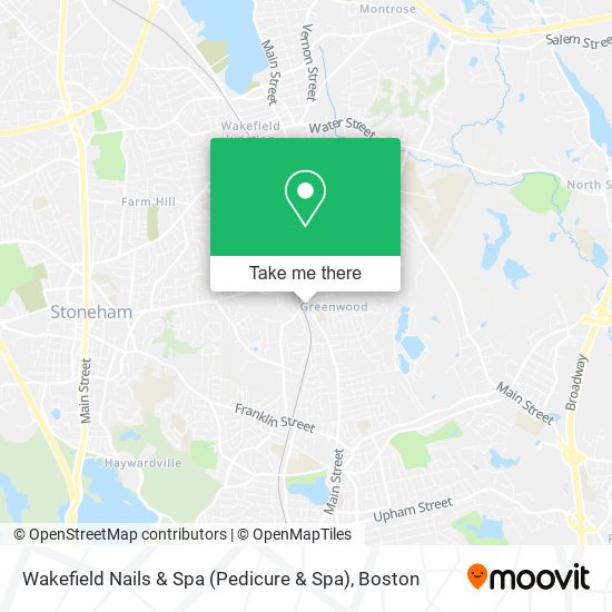 Mapa de Wakefield Nails & Spa (Pedicure & Spa)