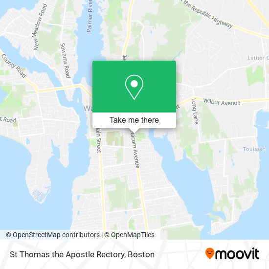 St Thomas the Apostle Rectory map