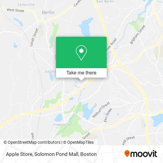 Apple Store, Solomon Pond Mall map