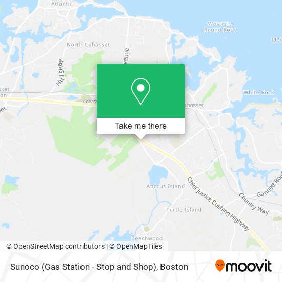 Sunoco (Gas Station - Stop and Shop) map