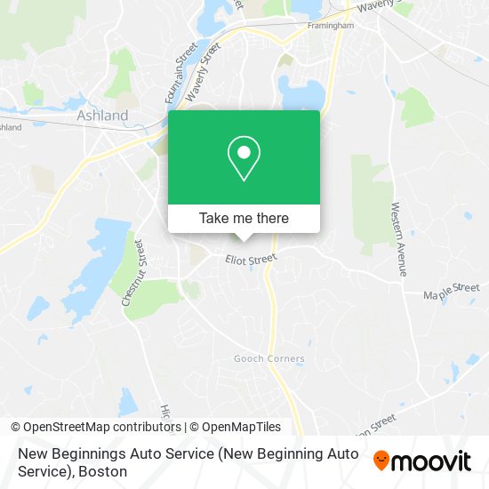 Mapa de New Beginnings Auto Service