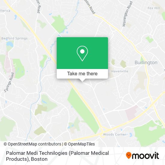 Palomar Medi Technilogies (Palomar Medical Products) map