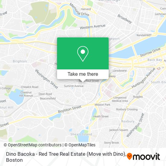 Dino Bacoka - Red Tree Real Estate (Move with Dino) map