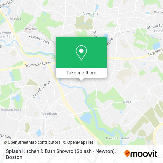 Splash Kitchen & Bath Showro (Splash - Newton) map