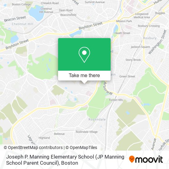 Mapa de Joseph P. Manning Elementary School (JP Manning School Parent Council)