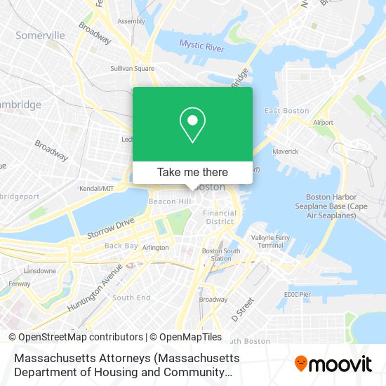 Massachusetts Attorneys (Massachusetts Department of Housing and Community Development) map