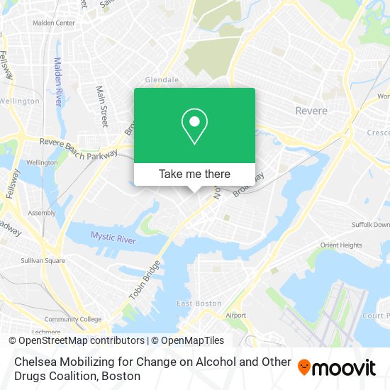 Chelsea Mobilizing for Change on Alcohol and Other Drugs Coalition map