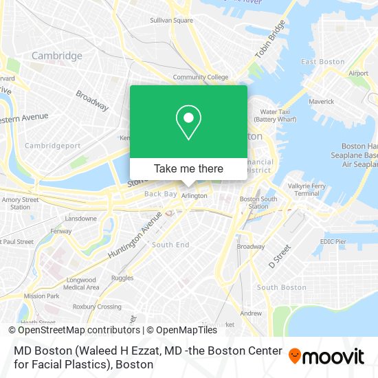 MD Boston (Waleed H Ezzat, MD -the Boston Center for Facial Plastics) map