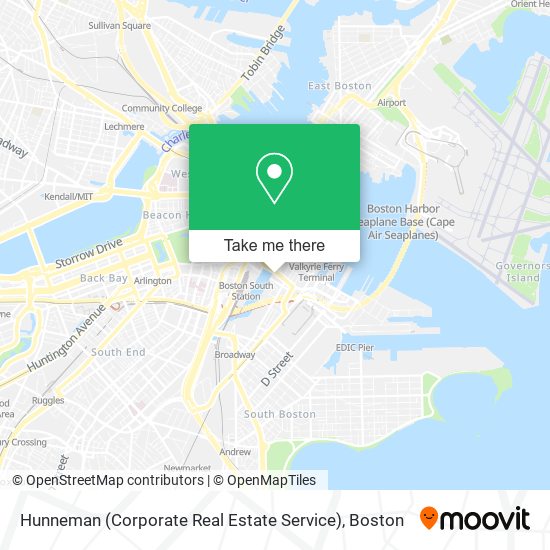 Hunneman (Corporate Real Estate Service) map