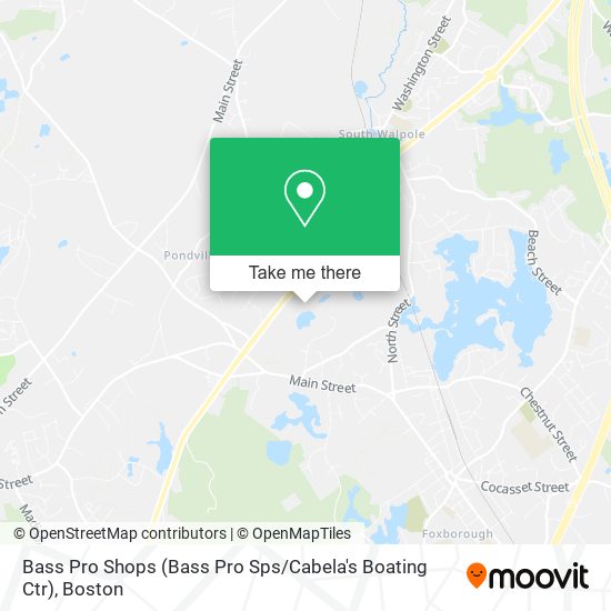 Mapa de Bass Pro Shops (Bass Pro Sps / Cabela's Boating Ctr)