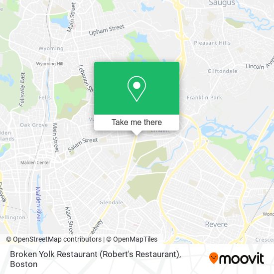 Mapa de Broken Yolk Restaurant (Robert's Restaurant)