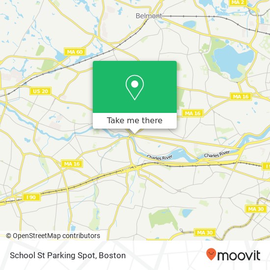 Mapa de School St Parking Spot