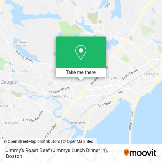Mapa de Jimmy's Roast Beef (Jimmys Lunch Dinner in)