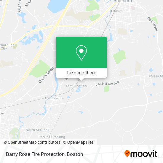Barry Rose Fire Protection map