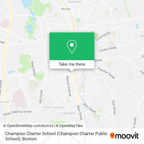 Champion Charter School map