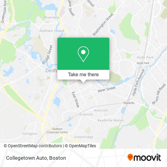 Collegetown Auto map