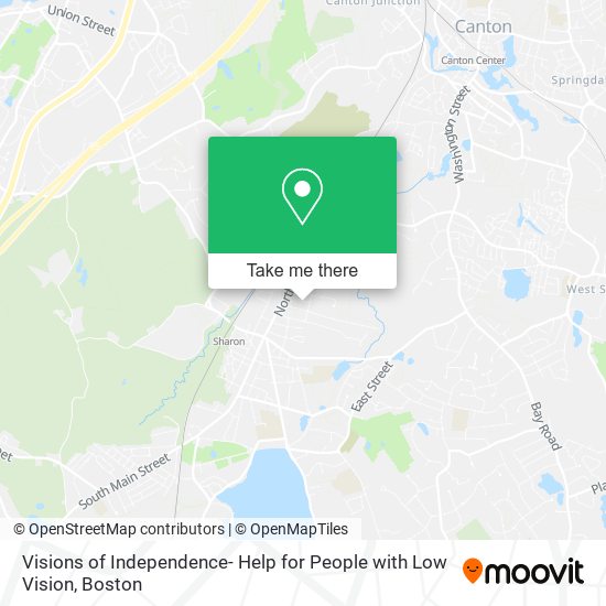 Visions of Independence- Help for People with Low Vision map