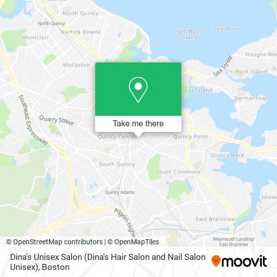 Dina's Unisex Salon (Dina's Hair Salon and Nail Salon Unisex) map