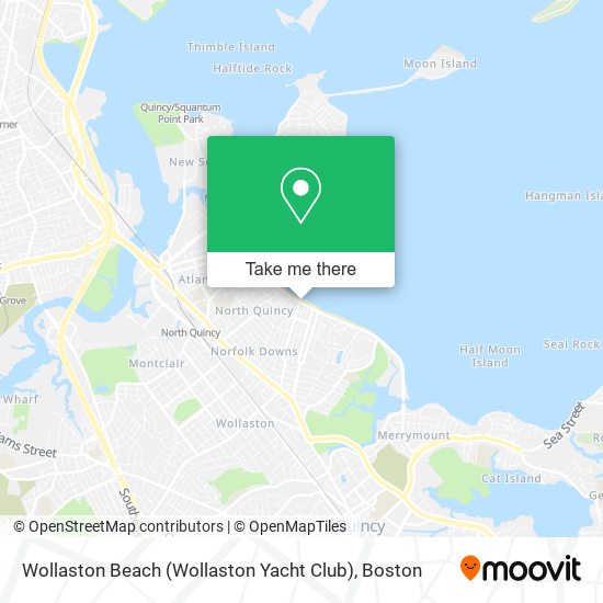 Wollaston Beach (Wollaston Yacht Club) map