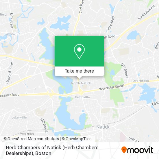 Mapa de Herb Chambers of Natick (Herb Chambers Dealerships)