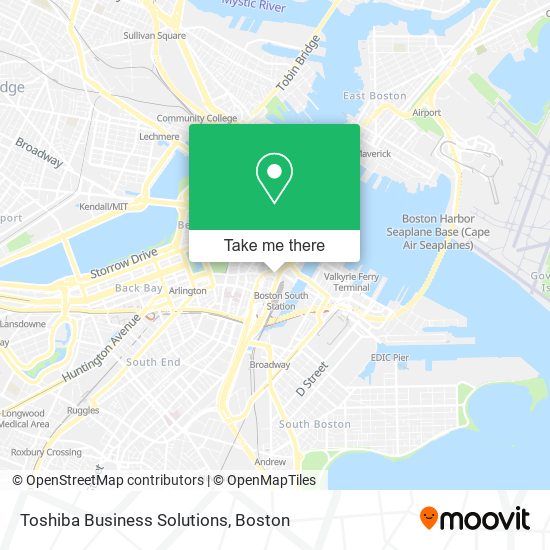 Toshiba Business Solutions map