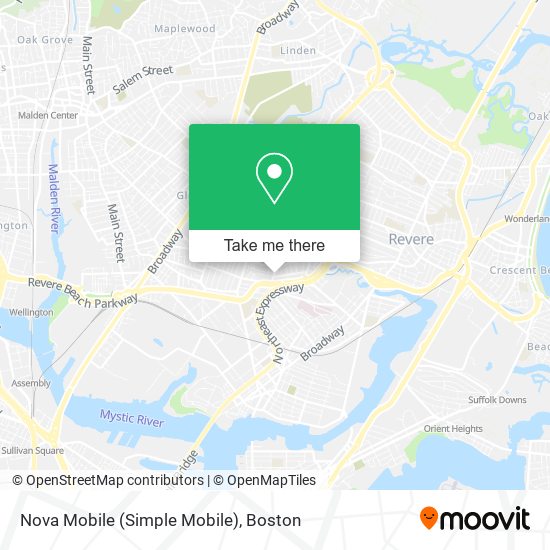 Nova Mobile (Simple Mobile) map