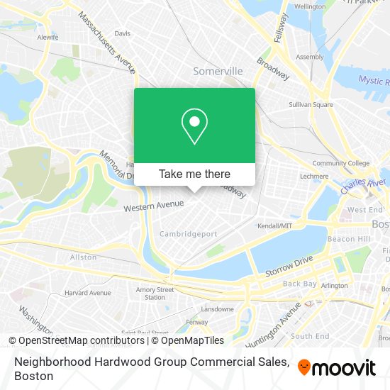 Mapa de Neighborhood Hardwood Group Commercial Sales