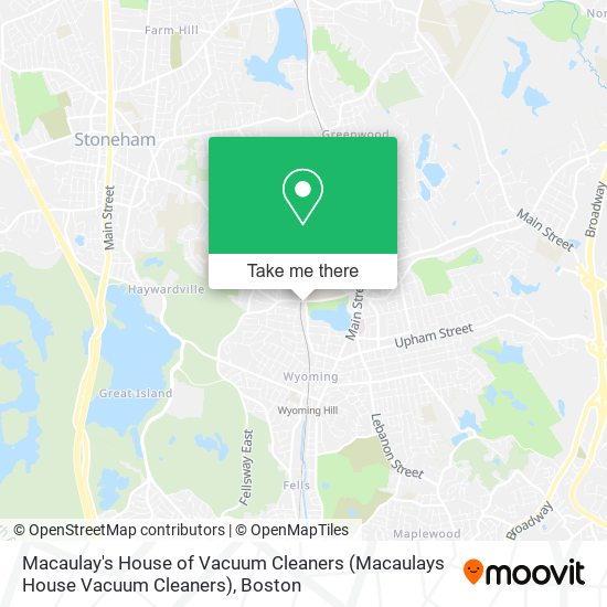 Mapa de Macaulay's House of Vacuum Cleaners (Macaulays House Vacuum Cleaners)