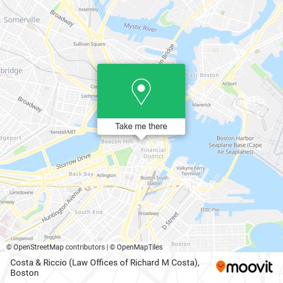 Mapa de Costa & Riccio (Law Offices of Richard M Costa)