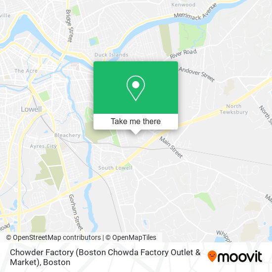 Mapa de Chowder Factory (Boston Chowda Factory Outlet & Market)