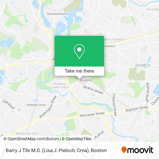 Mapa de Barry J Tils M.D. (Lisa J. Pieloch, Crna)