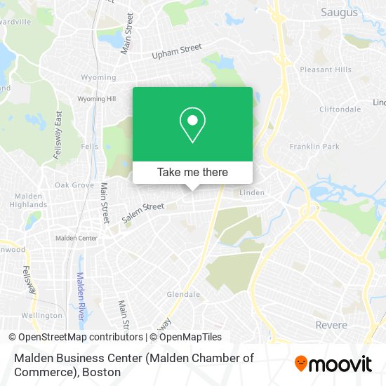 Mapa de Malden Business Center (Malden Chamber of Commerce)