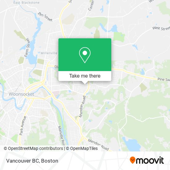 Vancouver BC map