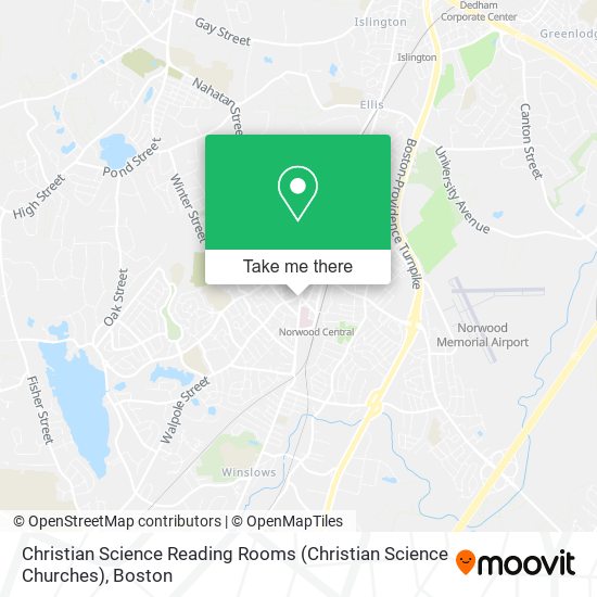 Christian Science Reading Rooms (Christian Science Churches) map