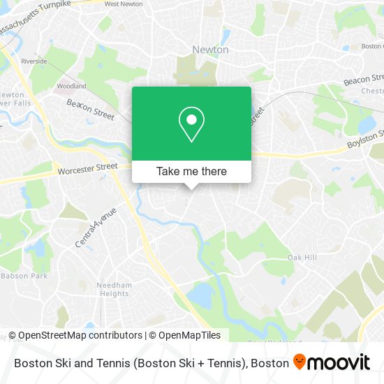 Mapa de Boston Ski and Tennis
