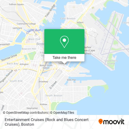 Mapa de Entertainment Cruises (Rock and Blues Concert Cruises)