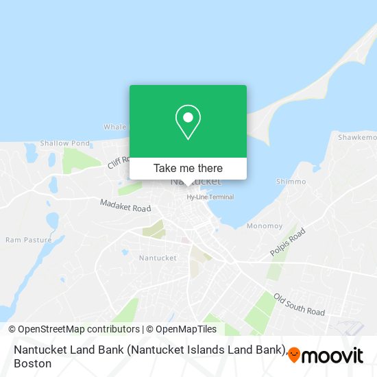 Nantucket Land Bank map