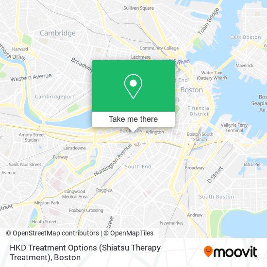 HKD Treatment Options (Shiatsu Therapy Treatment) map
