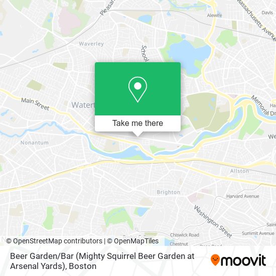 Beer Garden / Bar (Mighty Squirrel Beer Garden at Arsenal Yards) map
