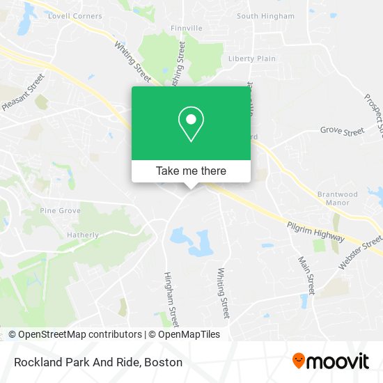 Rockland Park And Ride map