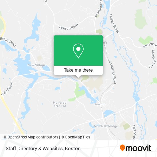 Staff Directory & Websites map