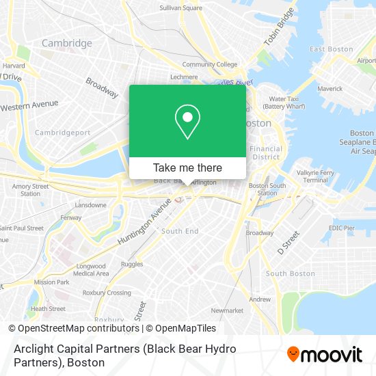 Arclight Capital Partners (Black Bear Hydro Partners) map