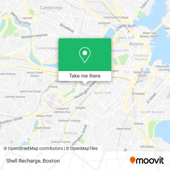 Shell Recharge map