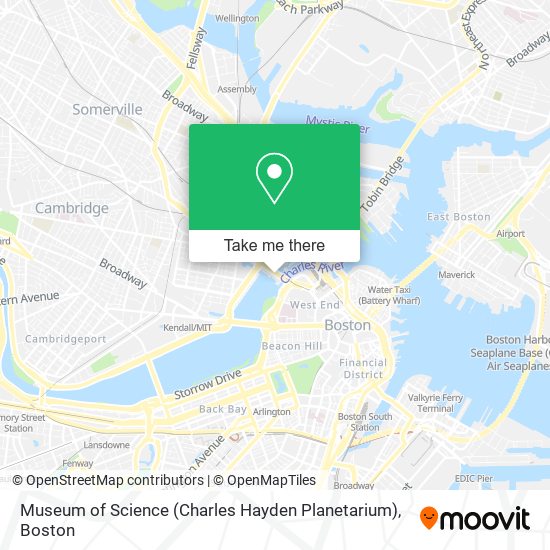 Mapa de Museum of Science (Charles Hayden Planetarium)