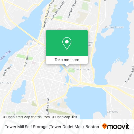 Mapa de Tower Mill Self Storage (Tower Outlet Mall)