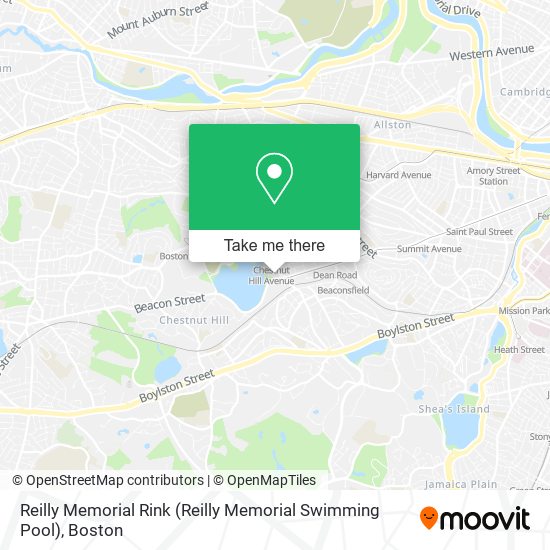 Mapa de Reilly Memorial Rink (Reilly Memorial Swimming Pool)