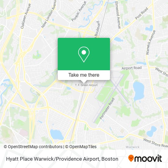 Hyatt Place Warwick / Providence Airport map