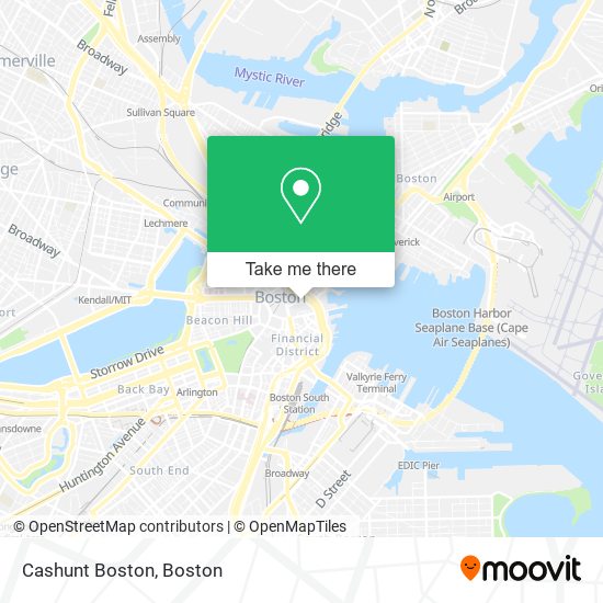 Mapa de Cashunt Boston